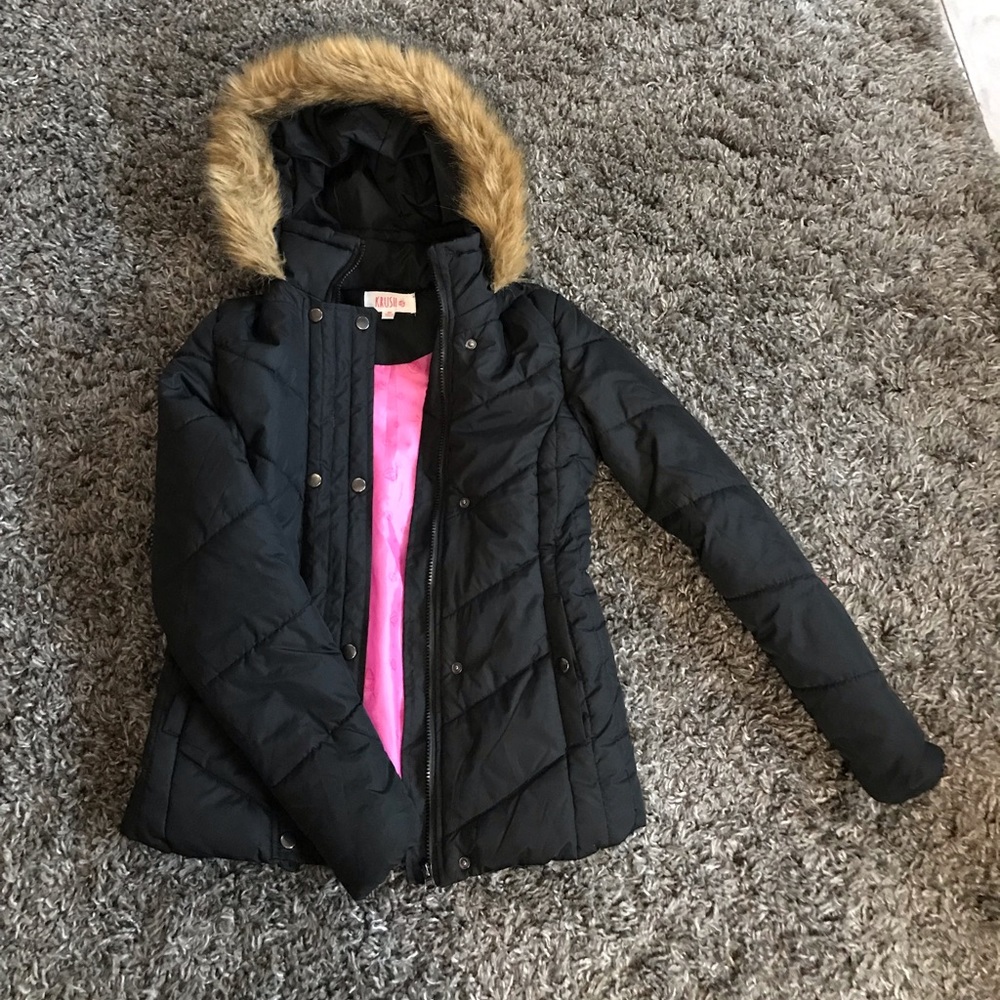 Black winter jacket